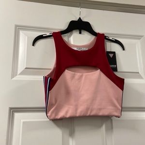 Guess Active Peep-hole Crop Top
